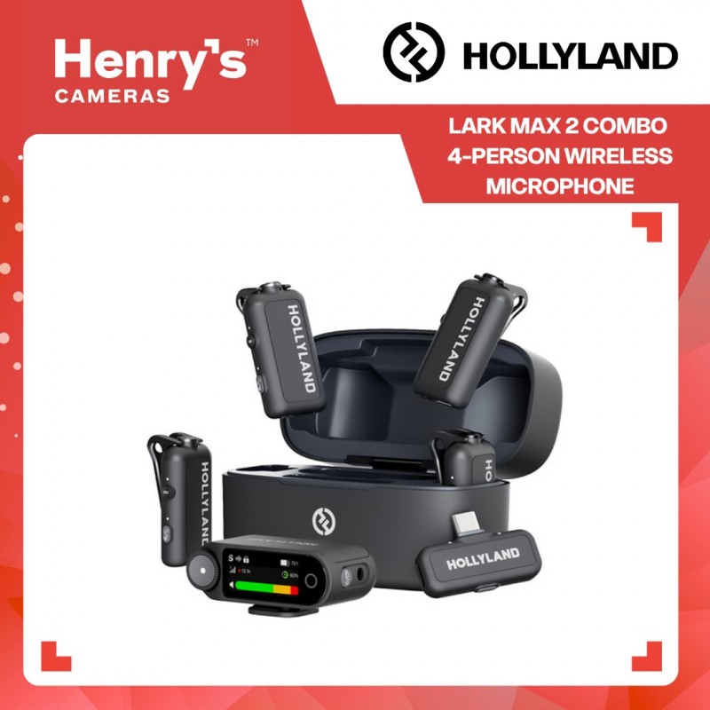 Hollyland Lark Max 2 Combo 4-Person Wireless Microphone